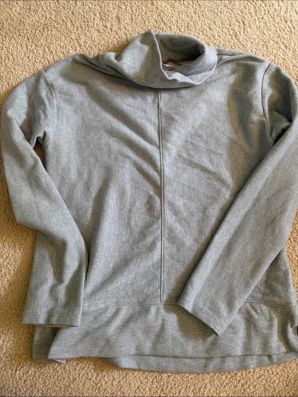 RBX Light Gray Cowl Neck Pullover Sweater